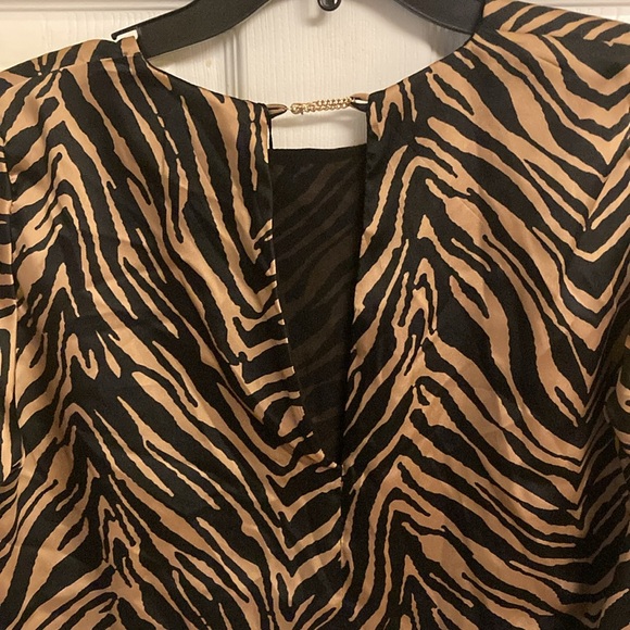 NWT Zara Animal Print Crop Top - Picture 2 of 6